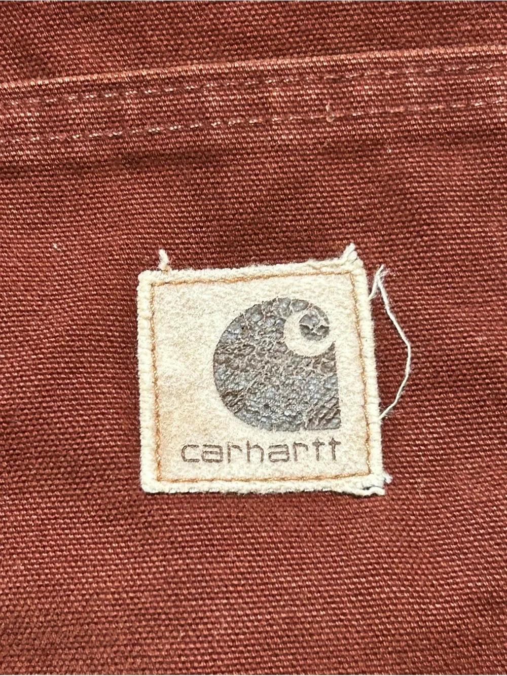 Carhartt C02 CLY Rust Chore Coat 4XL USA Made Blanket Lined Vintage Distressed - Picture 5 of 14